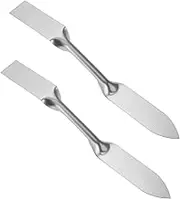 2 Pieces 22.5cm Stainless Steel Spatulas Plaster Trowel Putty Trowel Tool for Apply Putty Remove Wallpaper and Scrape Plaster