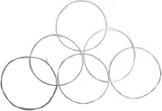 WESIEVYA 1 Set Strings Durable Folk Guitar Strings Metal Guitar Replacement Strings for Musical Instruments Craftsmanship Rich Resonance for Musicians
