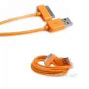 100X 6FT USB 30PIN ORANGE CABLE DATA SYNC CHARGER SAMSUNG GALAXY TAB TABLET 10.1