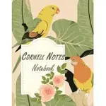 CORNELL NOTES NOTEBOOK: NOTE TAKING NOTEBOOK, FOR STUDENTS, WRITERS, SCHOOL SUPPLIES LIST, NOTEBOOK 8.5