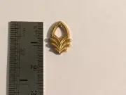 Ship Model Fittings Parts Gilt Brass Transom Hull Decor 14mm x 10mm