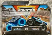 Monster Jam 2024 Series 28 Megalodon vs Hooked #20144319 1:64 Scale