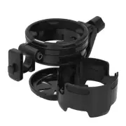 3 In 1 Stroller Cup Holder Folding With Hook 360 Deg Adjustable Double Bottl HR6