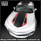 Chevrolet Camaro 2016-2018 Over The Top Stripes Hood, Roof & Rear (Choose Color)