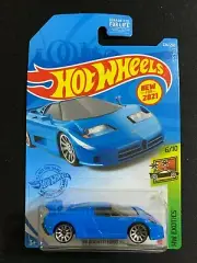 Hot Wheels 2021 HW Exotics 6/10 Blue '94 Bugatti EB110 SS 224/250
