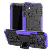 MCC Heavy Duty iPhone 11 2019 Shockproof Case Cover Tough Apple Handset [Purple]