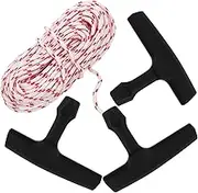 COHEALI 1Set Attic Ladder Pull Cord with Handle Recoil Starter Rope for Garage Door Opening Emergency Release System Handles Rope Durable Design for Safe