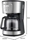 Breville the Aroma Style Electric Drip Coffee Maker, Brushed Stainless Steel, L