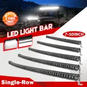 BraveWAY 20 26 32 38 44 50" LED Light Bar Slim Reflect Work Driving Lamp 4X4 SUV