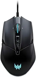 Acer Predator Cestus 335 Gaming Mouse PMW120 - (19,000 DPI, 2,000Hz poll Rate, 10 programmable Buttons, USB, Black)