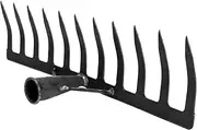 Operitacx 1pc Sturdy Gardening Rake Soil Loosening Tool for Deep Digging and Uprooting Agriculture and Garden Cultivation