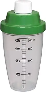 Folpus Shaker Bottle for Protein Powder Drink Shaker Multifunctional Mixing Cup Portable Small Clear with Scale for Bar Gym Outdoor