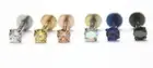 ROSE GOLD RAINBOW CZ Gem Helix Tragus Earing Stud Labret Bar Internally Threaded