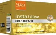 VLCC INSTA GLOW FAIRNESS GOLD BLEACH CREAM FOR REMOVING TAN FACIAL HAIR 30GM