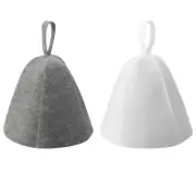 Thick Wool Felt Sauna Hat Hair Protection Spa Sauna Hats For Bath Protections