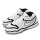 【NIKE 耐吉】籃球鞋 Air Zoom G.T. Hustle 2 EP 白 黑 避震 男鞋(DJ9404-102)