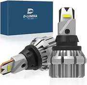 D-Lumina 912 921 LED Bulbs for Backup Reverse Light, 5600 Lumens 21W 2-SMD CSP Chips T15 906 W16W LED Bulb For Car Truck Reverse Back Up Light, Canbus Error Free, Plug ＆ Play, 6000K White (Pack of 2)