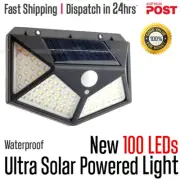 100 LED Solar Lights Garden Outdoor Motion Sensor Light Security Floodlights AU