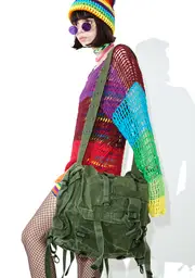 Vintage Military Surplus Crossbody Bag