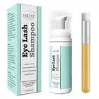Eyelash Extension Shampoo & Brush Lash Eyelid Foam Cleanser Paraben & Sulfate...