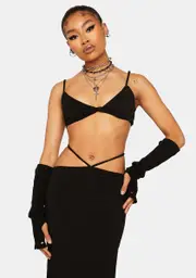 [Kiki Riki] Cropped Cami And Maxi Skirt Set