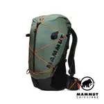 【MAMMUT 長毛象DUCAN SPINE 28-35 輕量健行後背包 深玉石綠/黑 #2530-00340