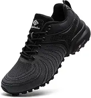 [Unitysow] Men's Trail Running Shoe Lightweight Breathable Walking Sneakers Outdoor Athletic Running Tennis Training Shoes