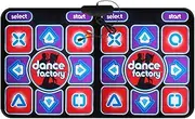 MINGZHIJIE Dance Mat, Double User Dance Floor Mat with Wireless Handle for TV PC (As Shown)