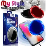 MYSTYLE 無線充電盤 10W QC閃充 寶石造型