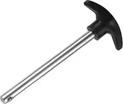 Weight Plate Pin, Pin Tensile 3/8 Inch Diameter 6 Inch Locking Space Universal Weight Stack Extender Pin Heavy Duty Weight Selector Pin Weight Loading Pin Gym Pin Exercise Machine Accessories
