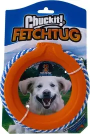 FetchTug 2-in-1 Fetch & Tug Dog Toy Ring Fetch Tug