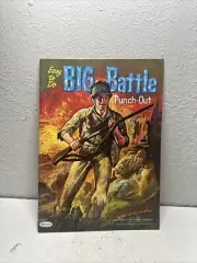 Vtg 1964 WHITMAN EASY TO DO BIG BATTLE GIANT PUNCH-OUT BOOK ORIGINAL