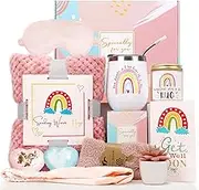 Get Well Gifts for Women,Get Well Soon Care Package Unique Birthday Gifts w/Blanket Tumbler,Self Care Gifts Thinking of You Sympathy Gifts Relaxing Spa Gift Box Basket for Her Sister Best Friends Mom