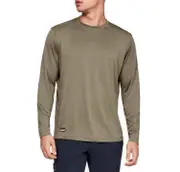 Under Armour Tactical UA Tech Mens Long Sleeve T-Shirt - Federal Tan/None - XXL