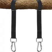 Tree Swing Hanging Straps Kit Holds 2000Lbs,5' Xtra Long Straps- Safer Lock Snap