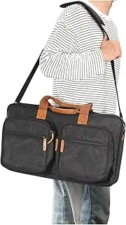 JSEIAJB Portable DJ Turntables Protective Case with Sholder Strap Carrying Storage Bags Large Capacity