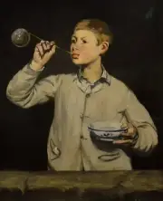 Boy Blowing Bubbles By Edouard Manet Paint By Numbers Kit Painting Draw DIY Art