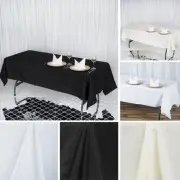 10 pcs 60x102" PREMIUM RECTANGLE Polyester TABLECLOTHS Catering Quality Linens