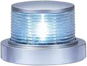 KOITO MLA-4AB2S LED Small Ship Light, Class 2 White Light (Anchor Light), Body Color: Silver, Emitting Color: White