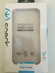 Speck - Presidio Perfect Clear For with Grips iPhone 12 Pro Max - New