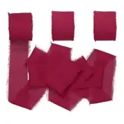 1" x 7Yd Chiffon Silk Ribbon, 3 Rolls Handmade Fringe Fabric, Wine Red