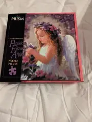 Laurie Snow Hein Passion Flower Angel Prism Jigsaw Puzzle 500 pc.