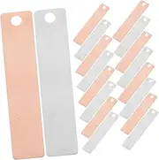 ULTECHNOVO 20pcs Copper and Zinc Anode Sheet Jewelry Plating Scientific Experiments and DIY Projects for School Labs and Creative Electronics