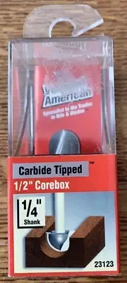 Vermont American 1/2” Corebox Carbide Tipped Router Bit No.23123 Brand New
