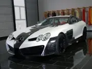 Cars mansory mercedes benz slr mclaren renovatio Desk Mat Stitched