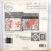 June Tailor Quilt As You Go Project Bag Kit Black Zippity-Do-Done JT1668 NEW