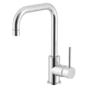 Abey Lucia Square Sidelever Mixer - Chrome