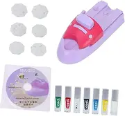 FOMIYES 1 Set Nail Painter Product Photography Gel Polish Shaker Machine for Nails Nail Gel Kit Stamping Nail Polish Nail Stamper Nail Kits Reliable Nail Printing Machine Stainless Steel