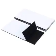 BRAVESHINE 4 Sets Heavy-Weight Tape with Adhesive - 4x8 Inch Hook and Loop Mo...