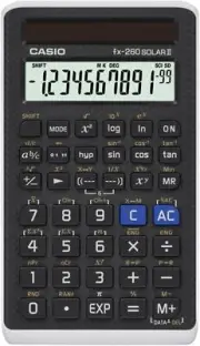 Casio FX-260SOLARII-S-IH SOLAR II Scientific Calculator 12 Digits Slide-on Cover